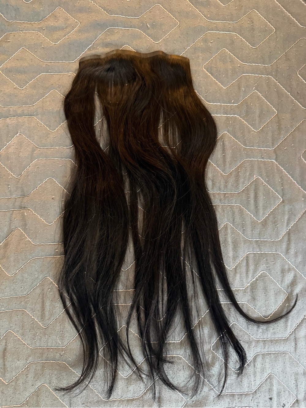 Bellami 6”x 16” Natural Black Clip-In Hair Extensions - 1piece